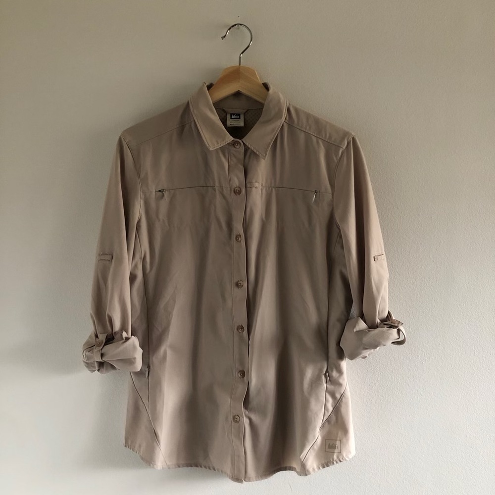REI Woman’s Utility Button Up Shirt